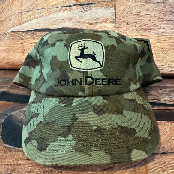 John Deere Other - John Deere Hat Camouflage Snapback Men's Adjustable "Deere Season" Cap